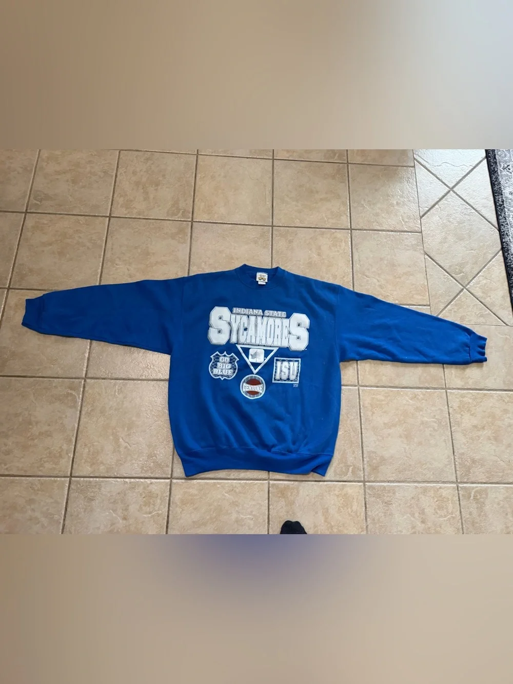 VTG Indiana State University Sweatshirt Size XL - 20/20 Sport Inc Tag Made in US